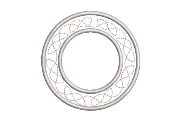 A Designer's Look at the Circle Frame Embroidery Design
