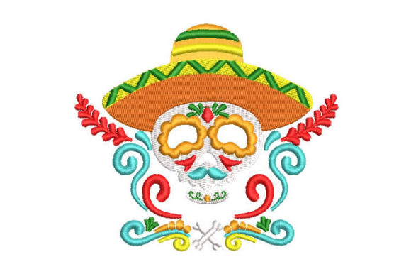 A Designer’s Review of the Mexican Catrina Skull Embroidery
