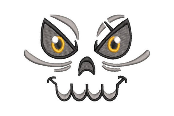 A Halloween Embroidery Designer Reviews Ghost Face for Holiday Projects