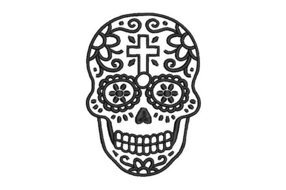 Black Catrina Skull Embroidery Review for Market Creators