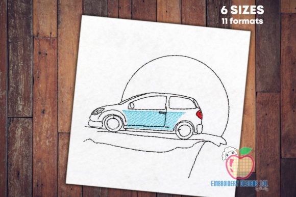Car Sketch Embroidery: A Designer's Review for Personalized Gifts