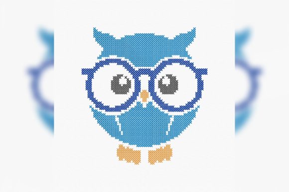 Designing Products with A Wise Owl Cross Stitch
