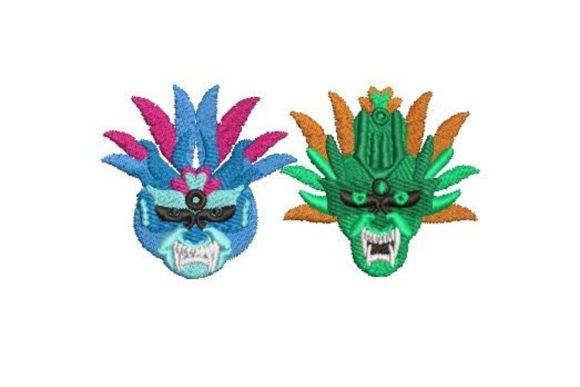 Dominican Carnival Figures: Craft Fair Embroidery Review
