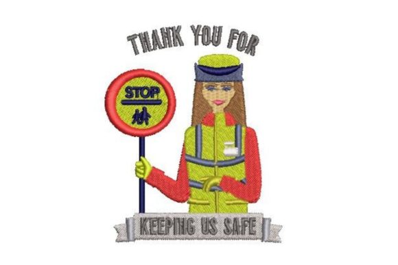 Lollipop Lady Thank You Embroidery Design Review
