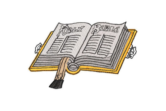 Open Bible Embroidery Design: A Gift of Meaningful Craftsmanship