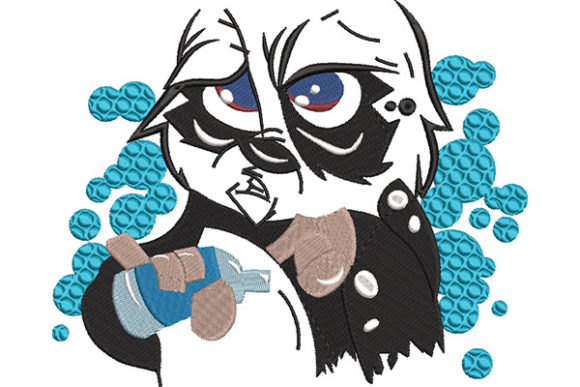 Panda Runs out of Graffiti Paint