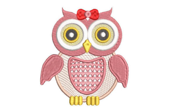 Pink Owl: A Smart Pick for Etsy Embroidery Shops