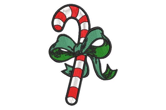 Professional Review of the Candy Cane with Bow Christmas Embroidery