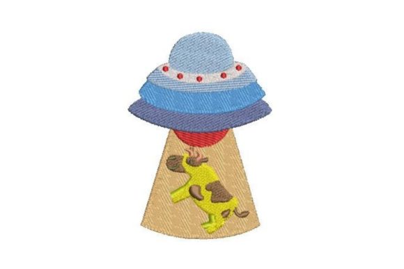 UFO Cow Abduction Review for Business Merch