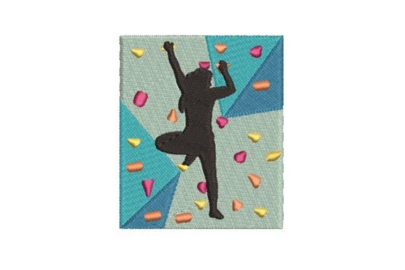 Woman Bouldering Embroidery: A Review for Handmade Gift Creators